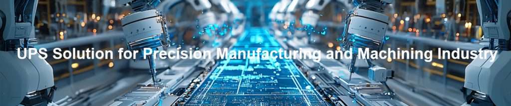 UPS Solution for Precision Manufacturing and Machining Industry