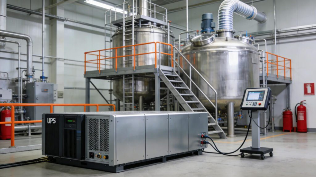 Industrial UPS installation