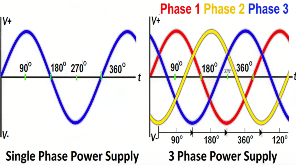 Single-phase power supply