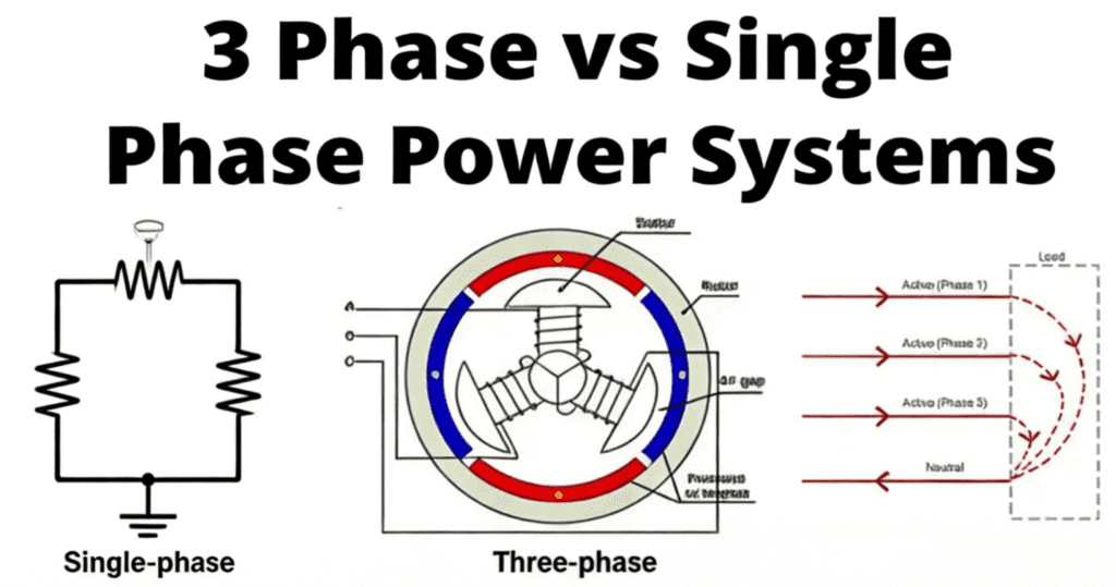 Comparison of single-phase