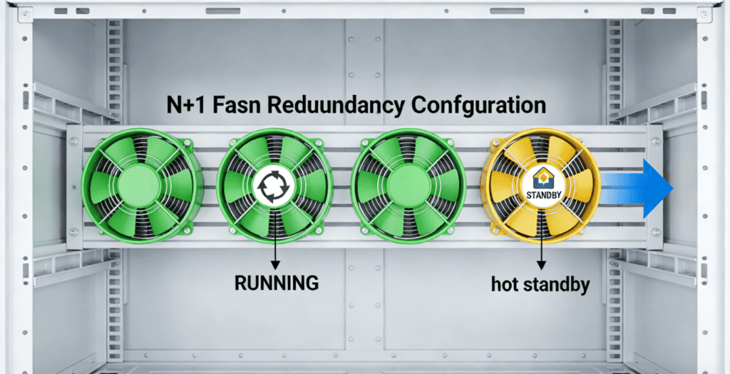 Configuração de redundância de ventiladores N+1