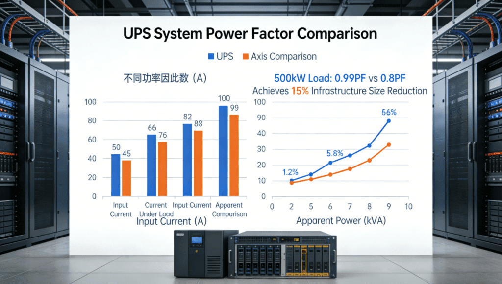 0.8 PF vs 0.99 PF UPS systems