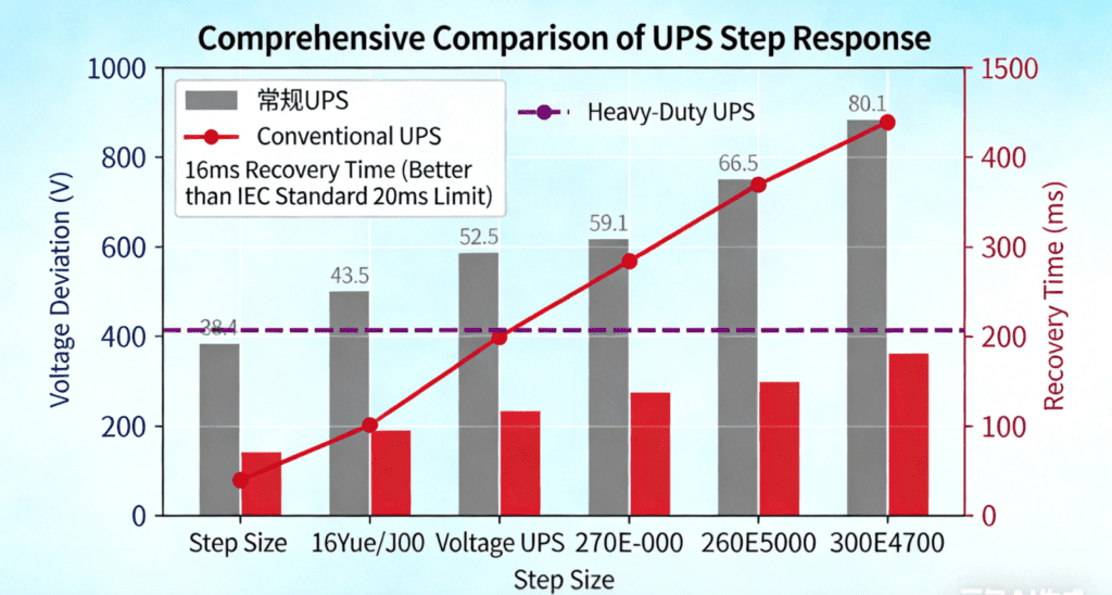 تتجاوز وحدات إمداد الطاقة غير المنقطعة (UPS) المخصصة للاستخدامات الشاقة متطلبات المعيار IEC 62040-3 