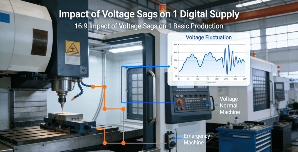 Impact of Voltage sags on 1 digital supply