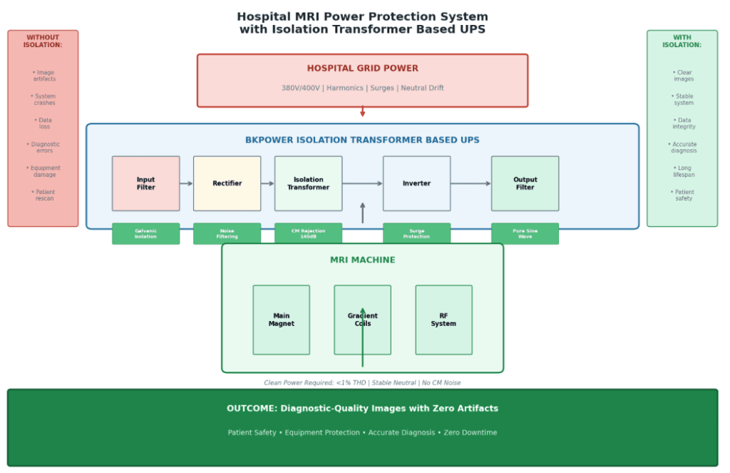 hospital MRI Power Protection system